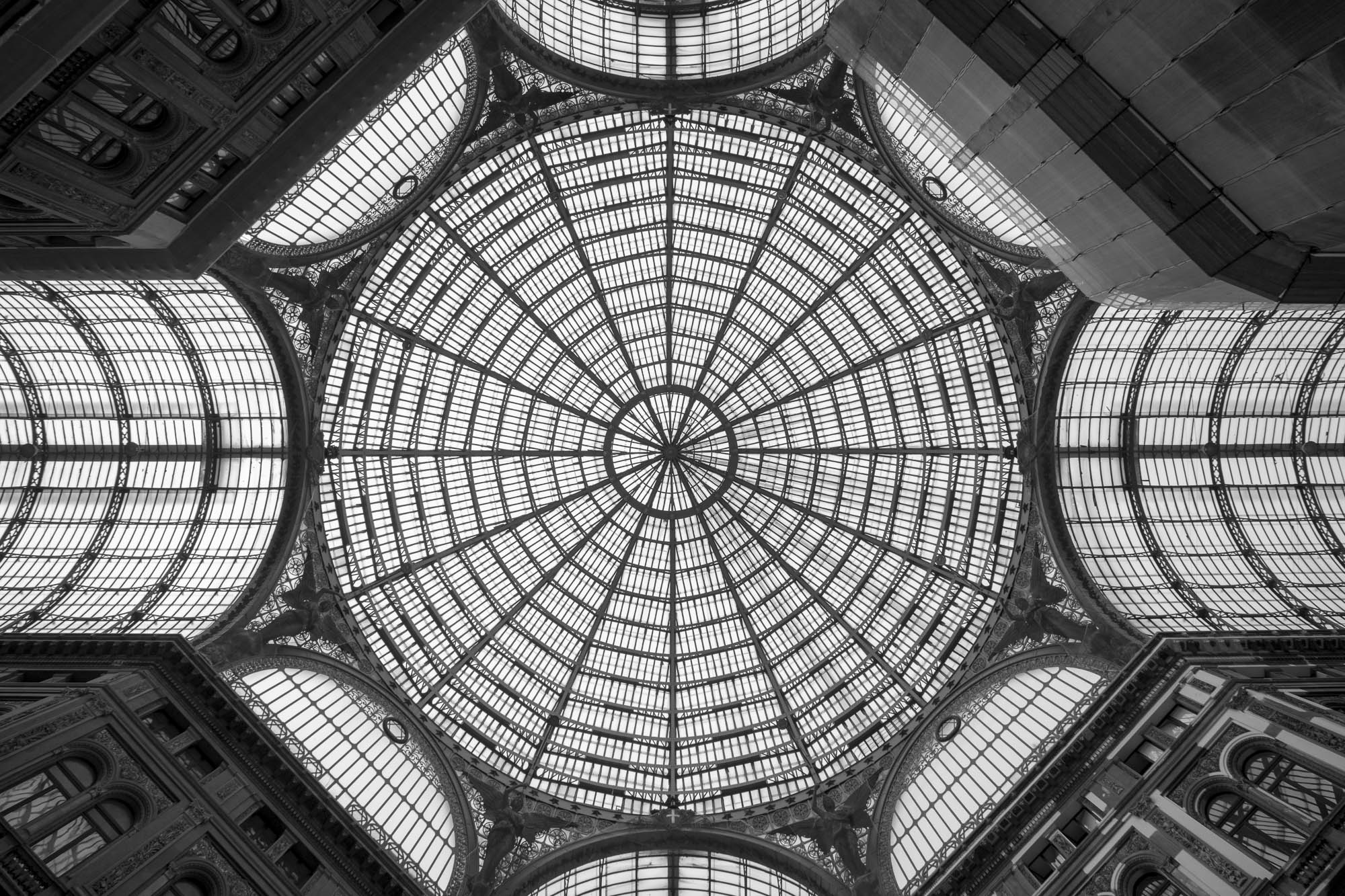 La Galleria Umberto I a Napoli (Italia)